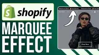 How to Make Eye-Catching Free Marquee Announcement Bar for Shopify (2024)