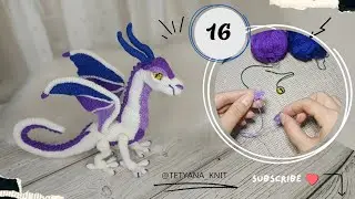Crochet & Embroider Realistic Dragon Eyes | Amigurumi [Part 16]