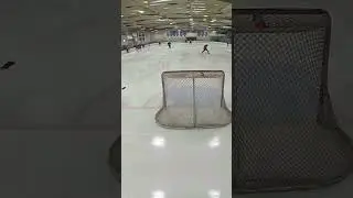 TOP SHELF goal scored after stealing pass from goalie 🏒🔥 