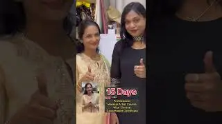 Basic to advance Professional Makeup Course with Central Government Certificate - 88255 49322