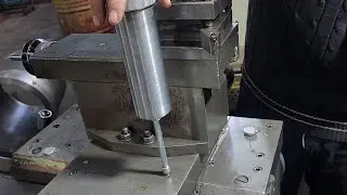 Lubricate using  DIY Handy  Oil pump made by lathe