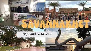 Laos Vlog - Short trip and visa run to Savannakhet from Mae Sot