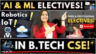 💥Electives in AIML CSE😍Computer Science Engineering Electives💫BTech Electives 