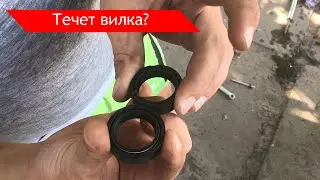 ЗАМЕНА САЛЬНИКОВ В ВИЛКЕ МОПЕДА АЛЬФА