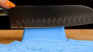 ASMR | Shaving Blue Baking Soda – Oddly Satisfying