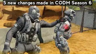 5 new changes done in CODM Season 6 update