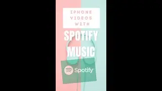 Add Spotify music to your iPhone Videos(while recording!) #shorts #iphone #spotify
