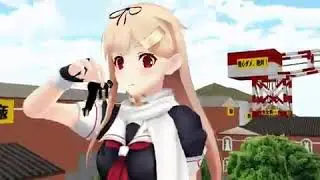giant girl swallow a person