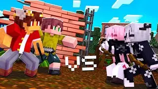 МАЛЬЧИКИ ПРОТИВ ДЕВОЧЕК В БЕДВАРСЕ! МАЙНКРАФТ BedWars Cristalix