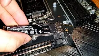 1440p Gaming PC Build - Installing 4 M.2 SSD NVMe Drives