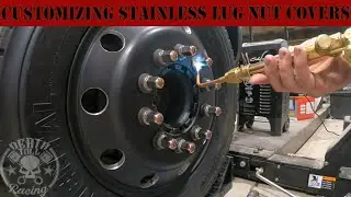Customizing Stainless Lug Nut Caps on Our Ram 5500 4x4 Rollback Wrecker Alcoa Wheels