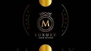 How to create #lurxurylogo #logo #logodesign #illustrator