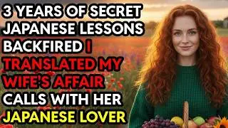 3 Years of Secret Japanese Lessons Backfired I Translated My Wife's Affair w/Japanes Lover AudioBook