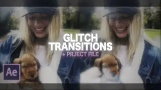 glitch transitions | after effects