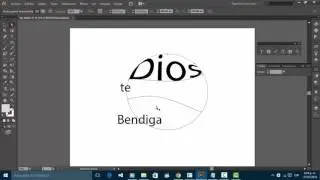 Ajustando Texto a Formas Adobe Illustrator (Principiantes)