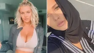 the Russian fashion model 