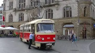 Halle (Saale) -  alte Tram(s) - 2D-Version