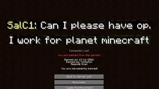 Begging for Admin on Random Minecraft Servers