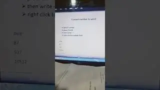 Convert Number to word in Microsoft Word Document #shorts #microsoftword  #phonk #computer #windows