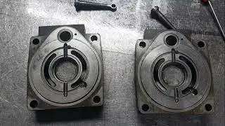 Ремонт гидронасоса Sauer JRR060. Поломка поршневых колец поршня управления.
