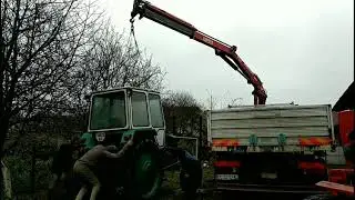 Трактор ЮМЗ. Підготовка до ремонту.