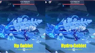 Furina Hp Vs Hydro Goblet || Genshin Impact