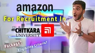 Amazon In Chitkara University For Recruitment | Amazon Placement Drive In Chitkara University