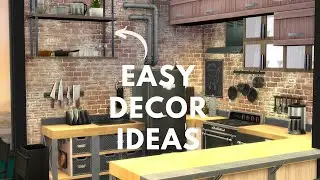 HOW TO BUILD SIMS 4 DECOR IDEAS (WITHOUT CC OR MODS) 🔨 SIMS 4 BUILDING TUTORIAL