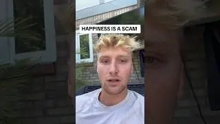 Happiness is a scam. The goal is to find peace while striving for more