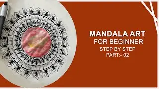 How to Draw MANDALA ART for Beginner | Step by Step | #2
