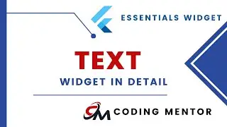 Flutter Essential widgets || Text