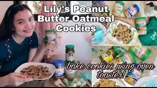 Peanut Butter Cookies with oatmeal and raisins using Oven Toaster