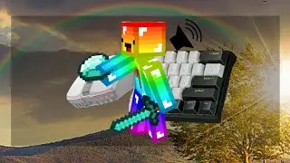 Hive sky wars Keyboard+Mouse sounds ASMR (OTG)MCPE