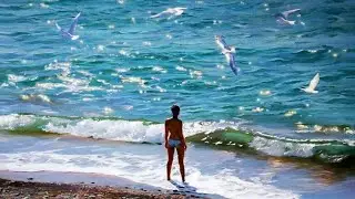 Где-то у  солнечного , теплого  Средиземного моря . Пейзажи.   Paintings of the Mediterranean Sea.