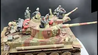 Tiger I Border & tamiya Figures 1:35