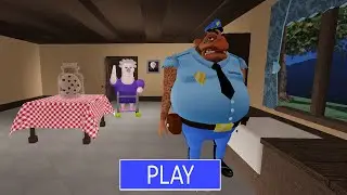 What If I Play as Police Larry in Grumpy Gran? Scary Obby #roblox