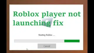 Roblox Player not launching Windows 10 / 11 fix | Roblox player not opening | roblox not starting