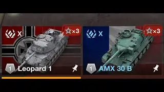 Leopard 1 + AMX 30 B | что лучше ? А что проще ? #wotblitz