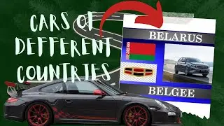 CARS OF DEFERENT COUNTRIES || BLENDER ANIMATION