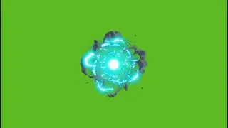 Free Green Screen Blue Glow Beam . ✨