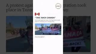 What are your thoughts regarding the protest against “mass immigration”?