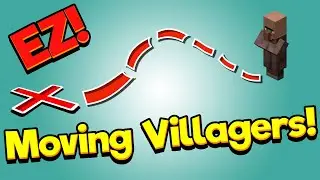 How to Move Villagers in Mineraft!
