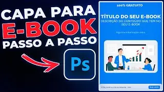 ✅ [ATUALIZADO] Como fazer CAPA PARA E BOOK (Photoshop)