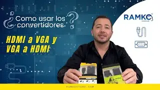 ¿Como usar el convertidor HDMI a VGA / VGA a HDMI ? #cablestack #tutorial