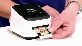 How to make a bespoke photo collage with the Brother VC-500W Colour Label Printer