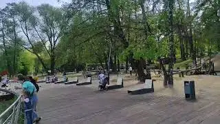 прямой эфир у реки .Парк Пехорка