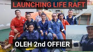HOW TO LAUNCHING INFLATABLE LIFE RAFT - Ship Channel