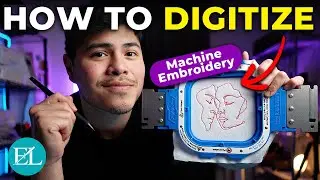 How to Digitize a Simple Outline Design with the Design Doodler | Digitizing Embroidery Tutorial