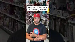 When Grandma bought a toy for one grandchild 😔 #comedy #shorts