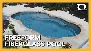 Sun Day (Graphite) | Freeform Fiberglass Pool Design | Thursday Pools